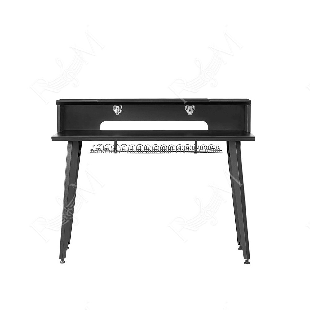GFW-ELITEKEYTBL61-BLK Workstation in legno nera per tastiere fino a 61 tasti