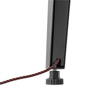 GFW-ELITEKEYTBL61-BLK Workstation in legno nera per tastiere fino a 61 tasti