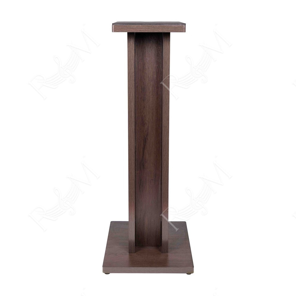 GFW-ELITESPKSTMN-BRN Coppia di supporti per monitor da studio in legno con finitura marrone scuro