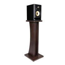 GFW-ELITESPKSTMN-BRN Coppia di supporti per monitor da studio in legno con finitura marrone scuro