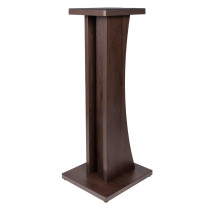 GFW-ELITESPKSTMN-BRN Coppia di supporti per monitor da studio in legno con finitura marrone scuro