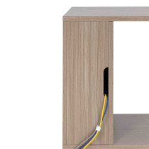 GFW-ELITESIDECAR-GRY Mobile rack sidecar cabinet in legno con finitura grigia