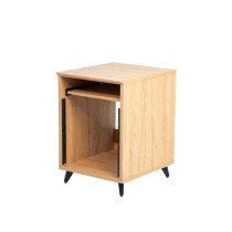 GFW-ELITEDESKRK-MPL Rack studio 10U in finitura acero naturale