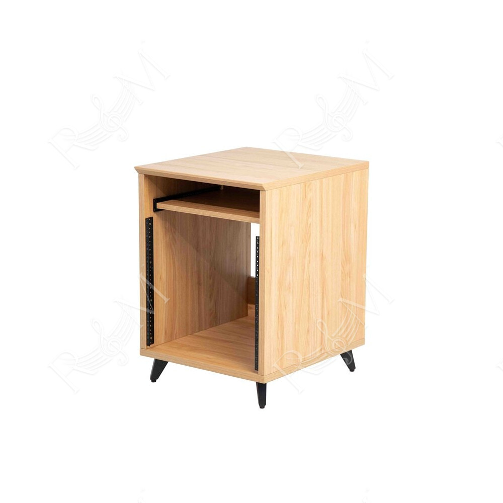 GFW-ELITEDESKRK-MPL Rack studio 10U in finitura acero naturale