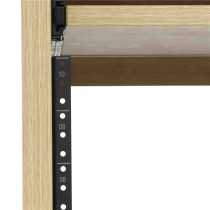 GFW-ELITEDESKRK-MPL Rack studio 10U in finitura acero naturale