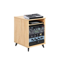 GFW-ELITEDESKRK-MPL Rack studio 10U in finitura acero naturale