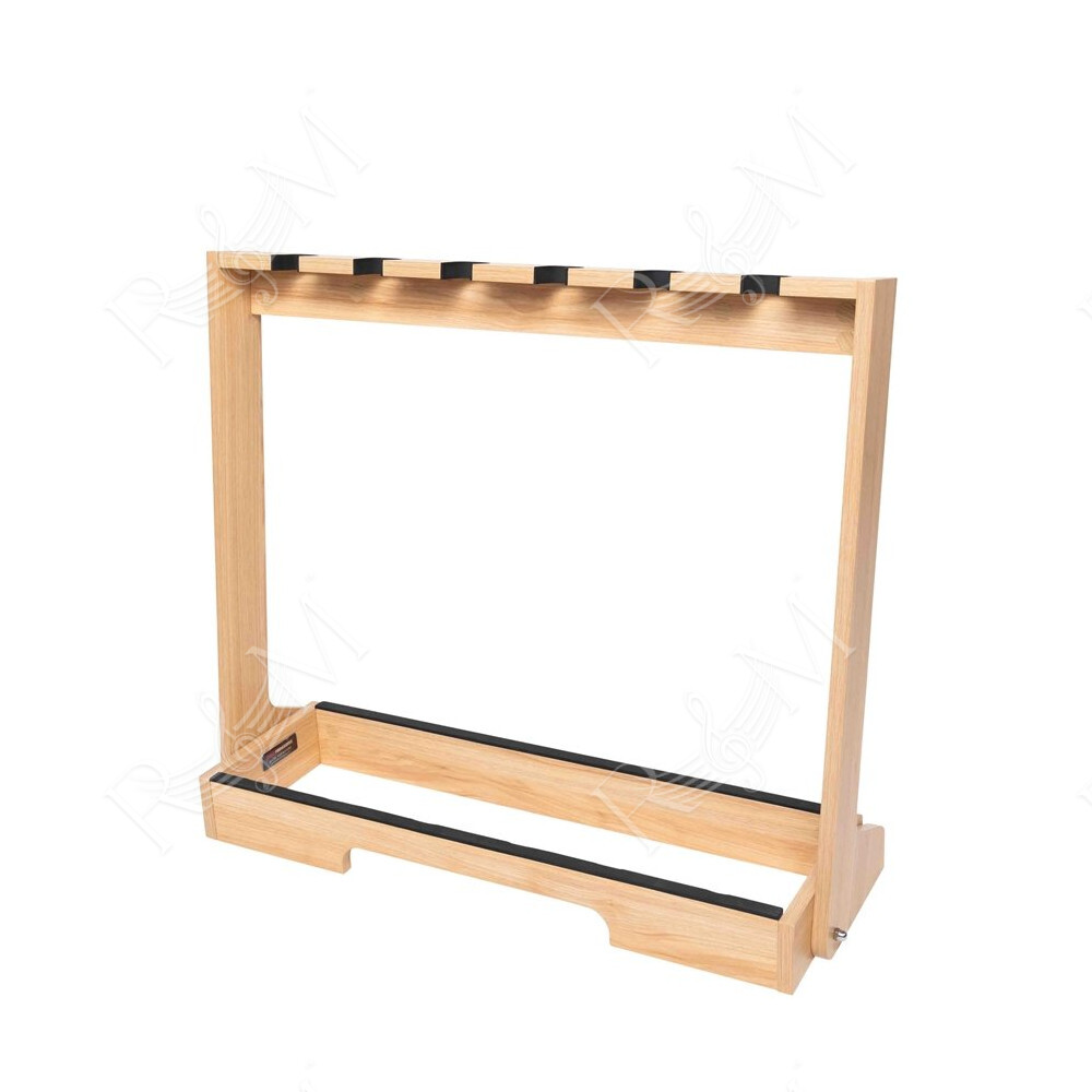 GFW-GTR-WD6RK-MPL Supporto in legno per 6 chitarre con finitura in acero naturale
