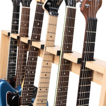 GFW-GTR-WD6RK-MPL Supporto in legno per 6 chitarre con finitura in acero naturale