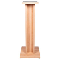 GFW-ELITESPKSTMN-MPL Coppia di supporti per monitor da studio in legno con finitura naturale Maple opaca