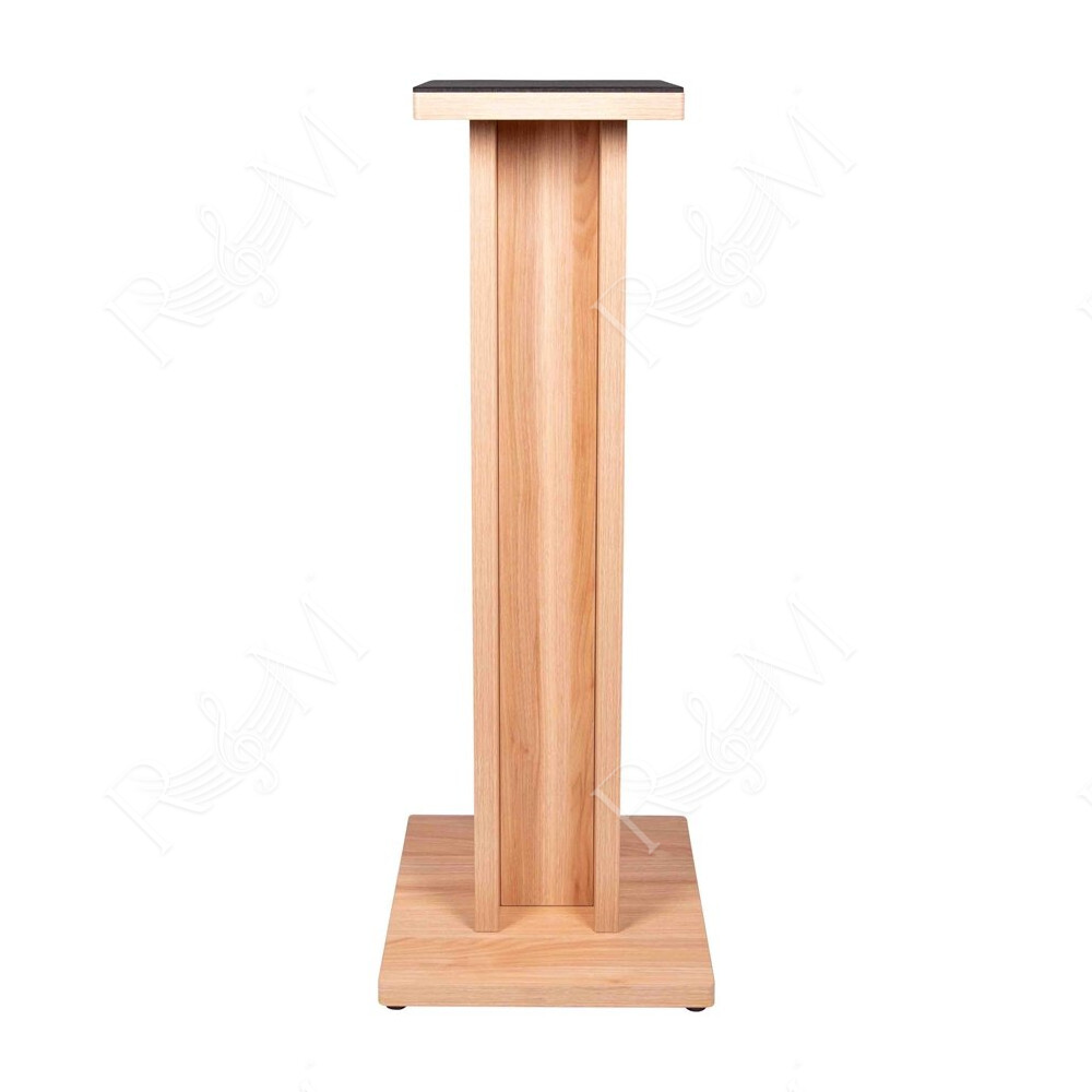 GFW-ELITESPKSTMN-MPL Coppia di supporti per monitor da studio in legno con finitura naturale Maple opaca