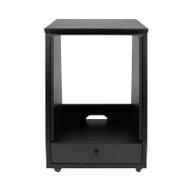 GFW-ELITESTUDIORK12-BLK Rack da studio inclinato 12 unità con finitura nera standard