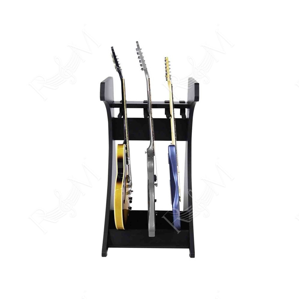 GFW-ELITEGTR3RK-BLK Rack per chitarre 3-4 posti in finitura nera