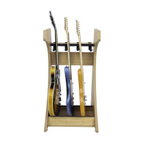 GFW-ELITEGTR3RK-MPL Rack per chitarre 3-4 posti in finitura acero naturale opaco