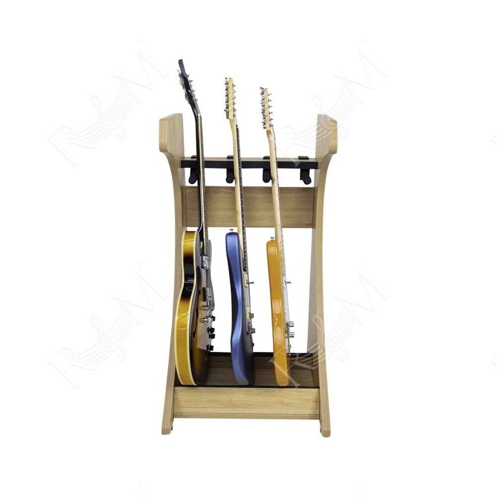 GFW-ELITEGTR3RK-MPL Rack per chitarre 3-4 posti in finitura acero naturale opaco