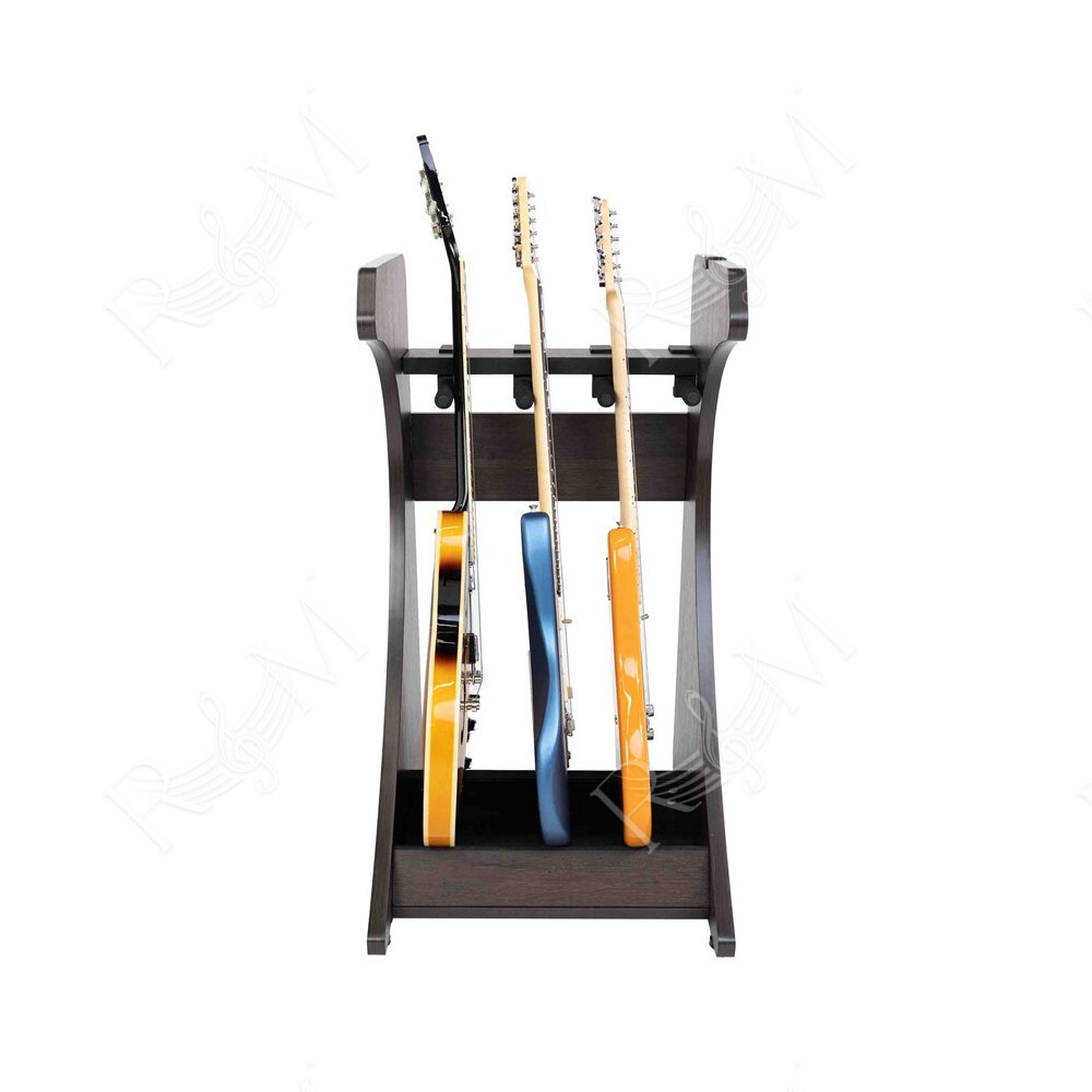 GFW-ELITEGTR3RK-BRN Rack per chitarre 3-4 posti in finitura noce scuro