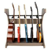 GFW-ELITEGTR5RK-GRY Rack per chitarre 5-7 posti in finitura grigio Driftwood
