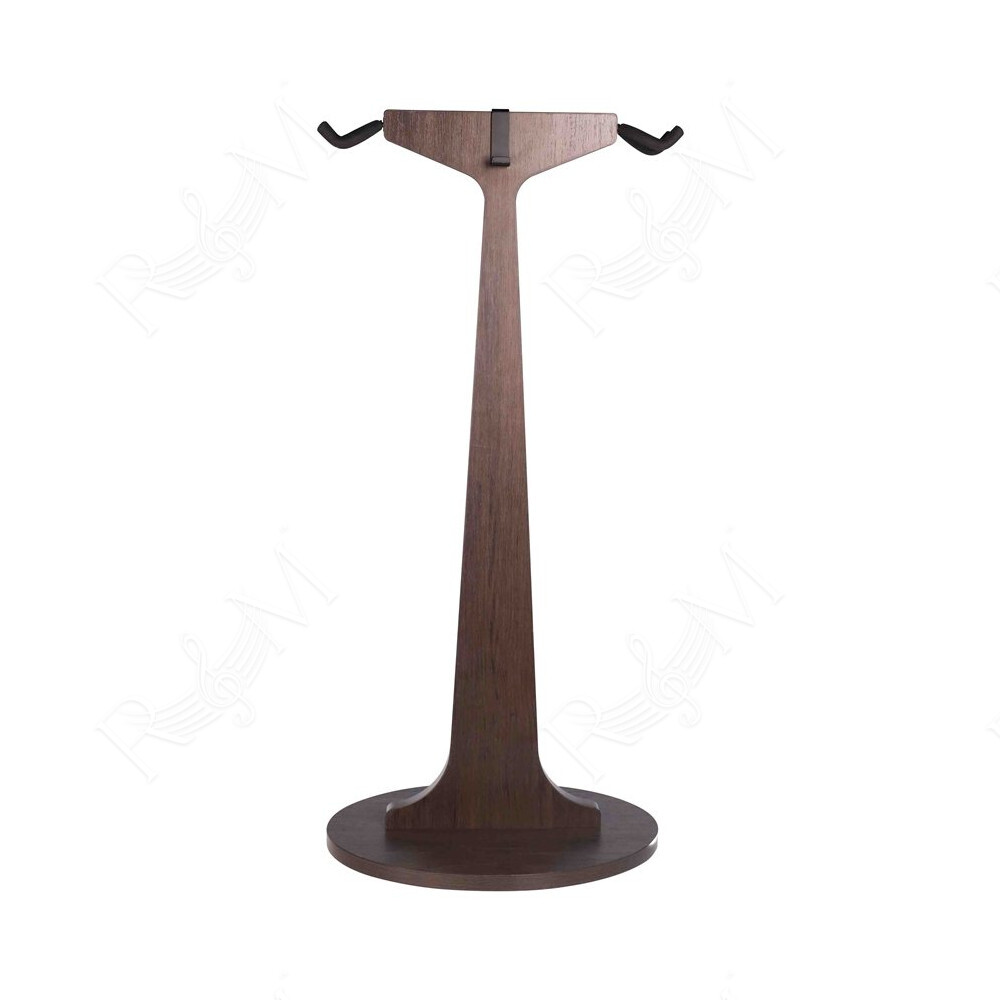 GFW-ELITEGTRHNGSTD-2X-BRN Stand appendi-chitarra doppio in finitura noce scuro