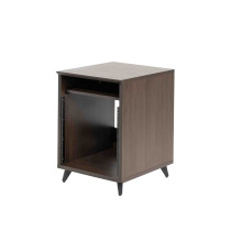 GFW-ELITEDESKRK-BRN Rack studio 10U in noce scuro