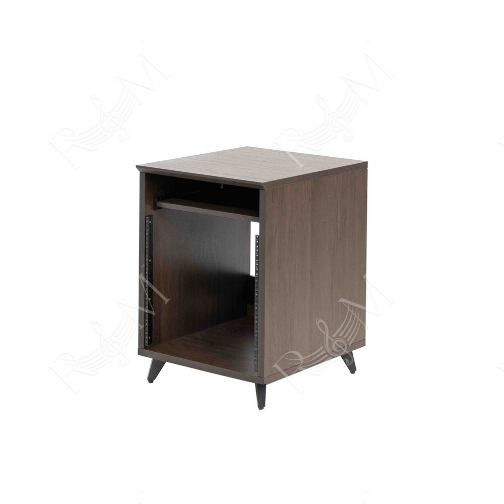 GFW-ELITEDESKRK-BRN Rack studio 10U in noce scuro