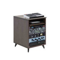 GFW-ELITEDESKRK-BRN Rack studio 10U in noce scuro