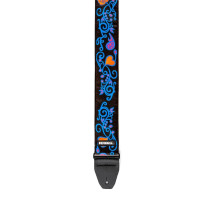 JH24 Jimi Hendrix Blacklight Monterey Blue