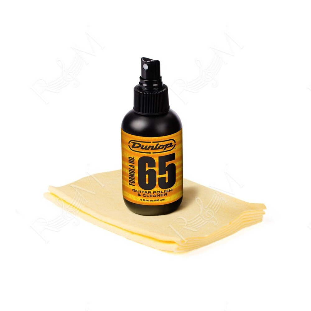 654C Formula 65 Guitar Polish & Cleaner con panno