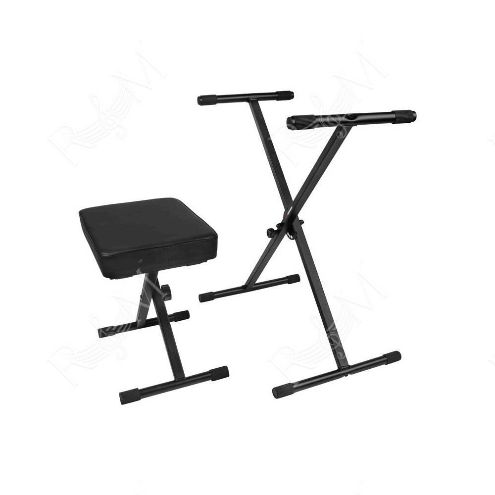 GFW-KEYBENCH-SET Set composto da panca e supporto per tastiera