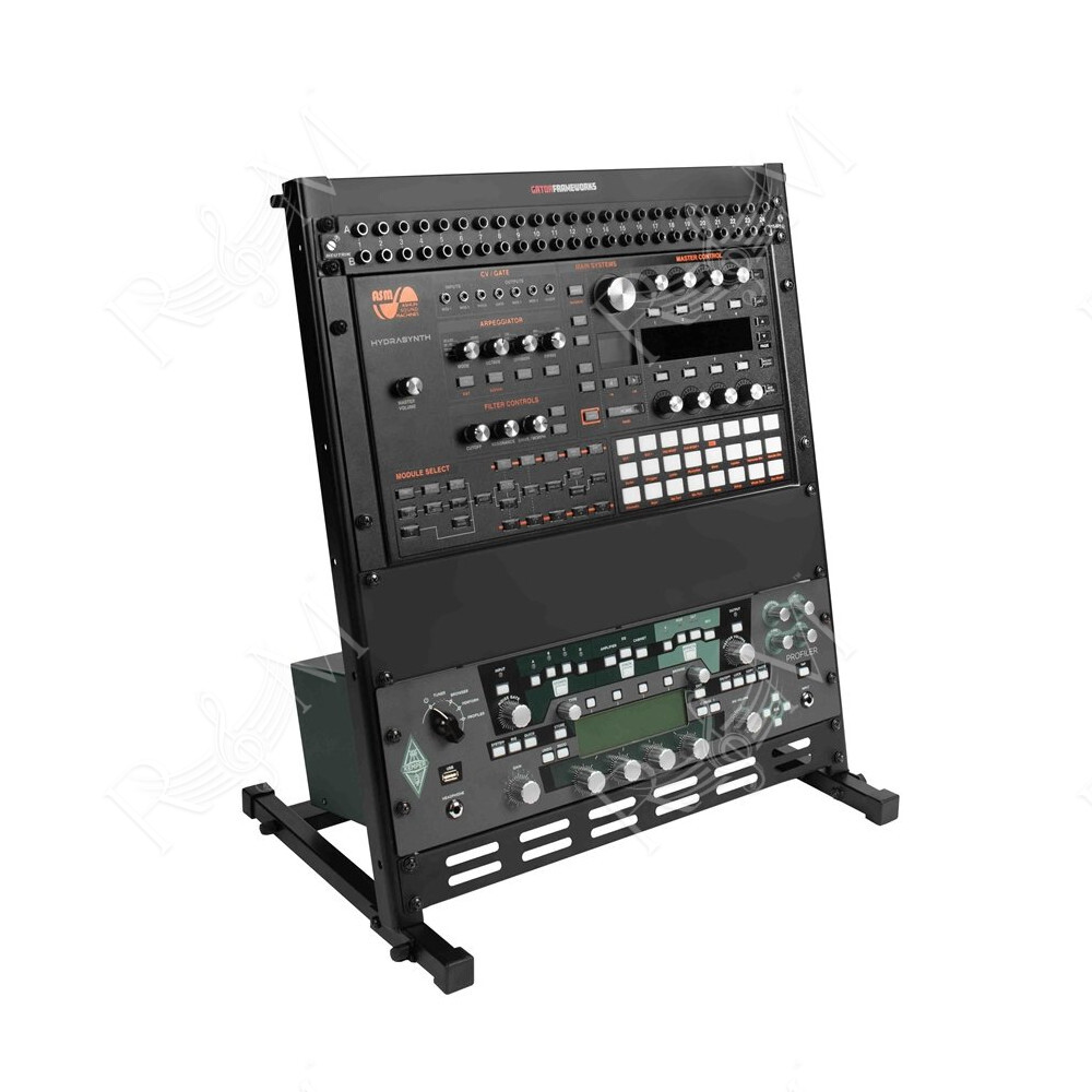 GFW-DESKTOPRK-12U Rack da scrivania in metallo a 12 unità
