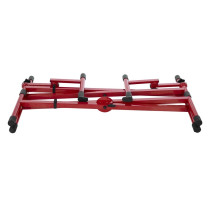 GFW-KEY-5100XRED Supporto per tastiera a doppio livello con struttura a "X" in colore rosso