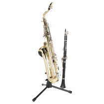 GFW-BNO-SAXFLU Supporto a treppiede per sax alto/tenore con attacco per clarinetto o flauto