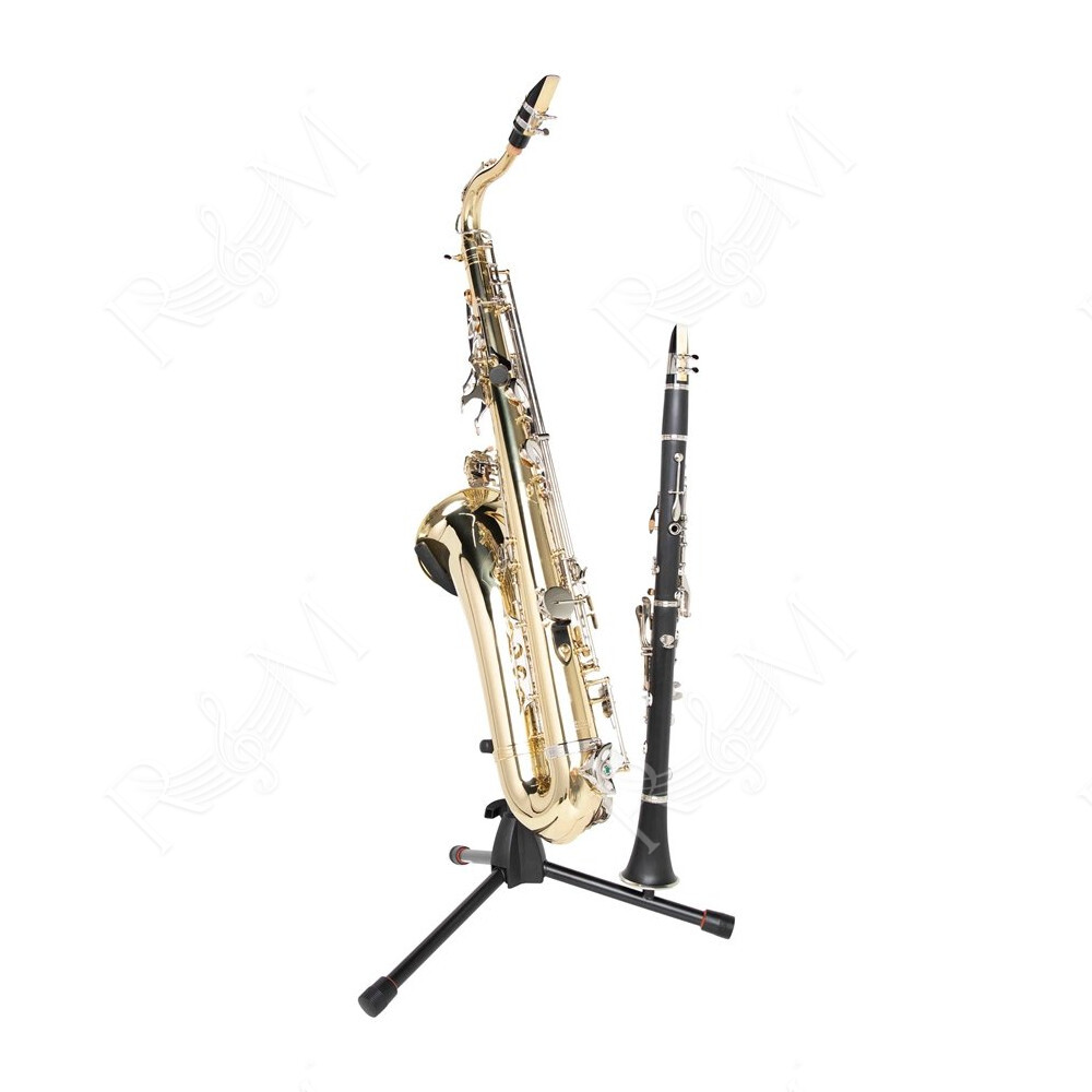 GFW-BNO-SAXFLU Supporto a treppiede per sax alto/tenore con attacco per clarinetto o flauto