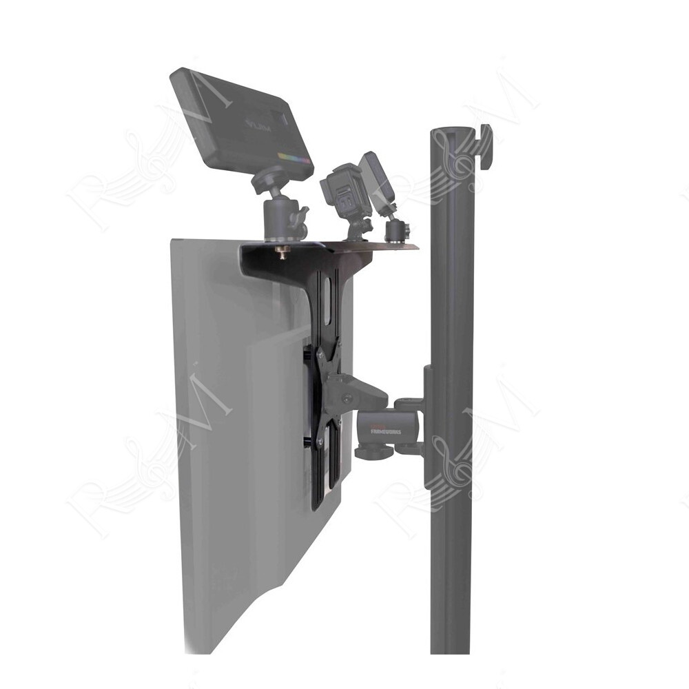GFWMONITORSHELF - Ripiano universale per montaggio VESA