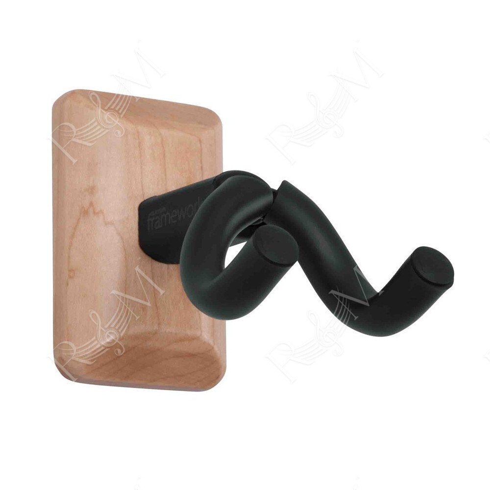 GFW-UKE-HNGRMPL Supporto da parete per ukulele e mandolino con piastra in acero