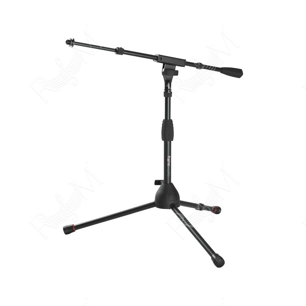 GFW-MIC-2621 Supporto microfonico per grancassa e amplificatori con base treppiede e braccio telescopico