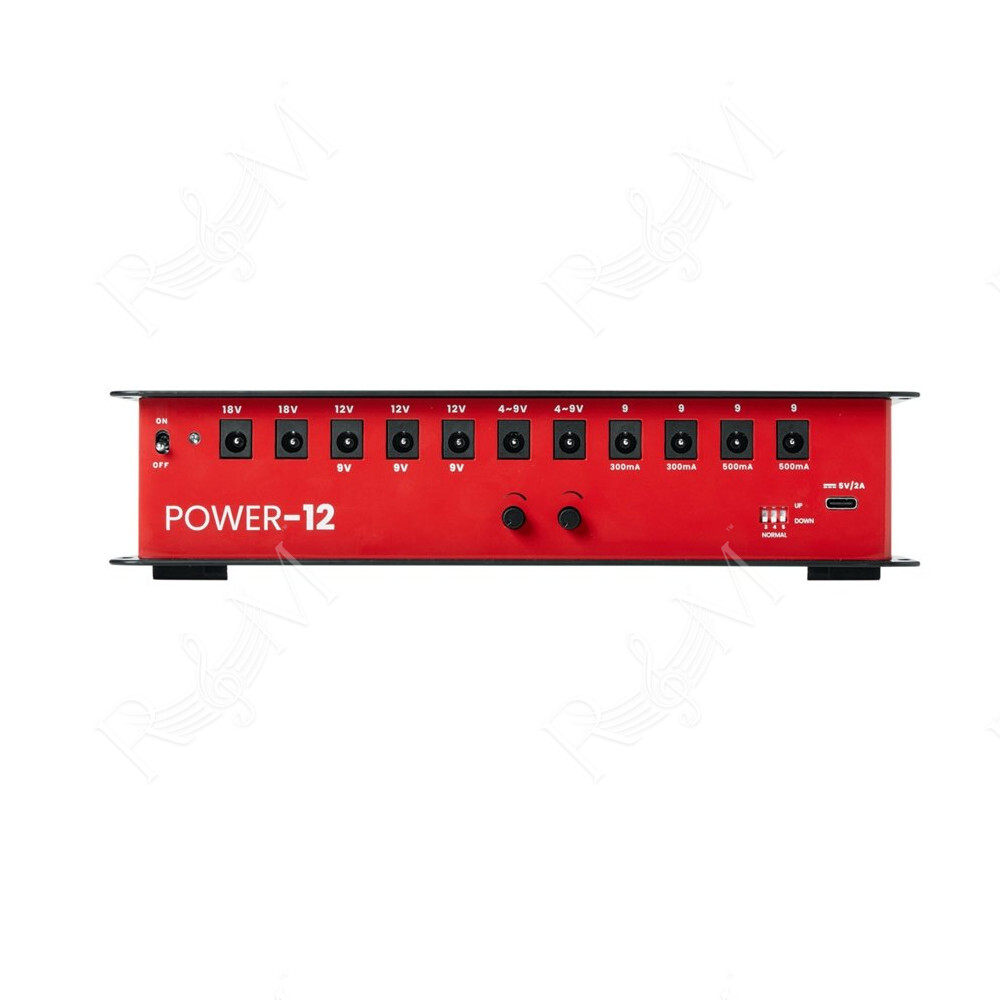 GTR-PWR-12-L Alimentatore per pedali con 12 uscite isolate