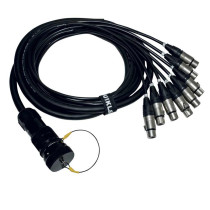 ITPRO/SY25M8F-2,5 Frusta 8 Canali Syntax M Cannon XLR F 2,5 mt