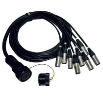 ITPRO/SY25F8M-2,5 Frusta 8 Canali Syntax F Cannon XLR M 2,5 mt