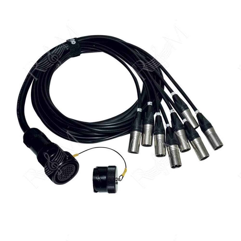 ITPRO/SY25F8M-2,5 Frusta 8 Canali Syntax F Cannon XLR M 2,5 mt