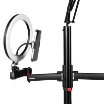 GFW-ID-CREATORTREE Supporto modulare per content creator con braccio microfonico, ring light e adattatori professionali