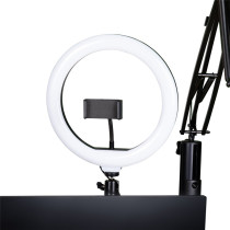 GFW-ID-CTRINGLIGHT Luce ad anello LED da 10" con supporto smartphone per supporti ID Series Creator Tree