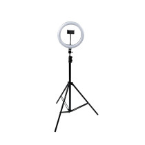 GFW-RINGLIGHTSET Set con due anelli LED e supporti per smartphone ideale per streaming, podcast e content creation