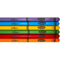 PZA ZKIDS 6 DRUMSTICKS + PAD, CRAYOLA