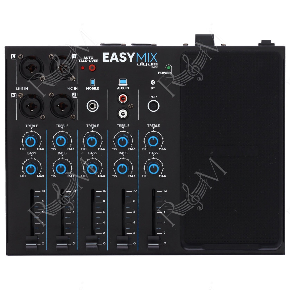 EASYMIX Mixer a 5 Canali con Connettività Wireless e Talkover