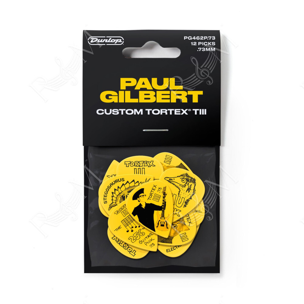 PG462P Paul Gilbert Custom Tortex TIII 0.73 mm Player's Pack 12