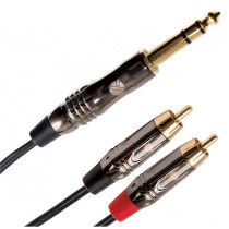 ITST/JS2RCA-3 Cavo Jack 6.3 TRS Stereo / 2x Spina Phono RCA 3 mt