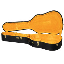 ASLFTCASE-PB-DN Lifton historic Hardshell Case Dreadnought Black/Goldenrod