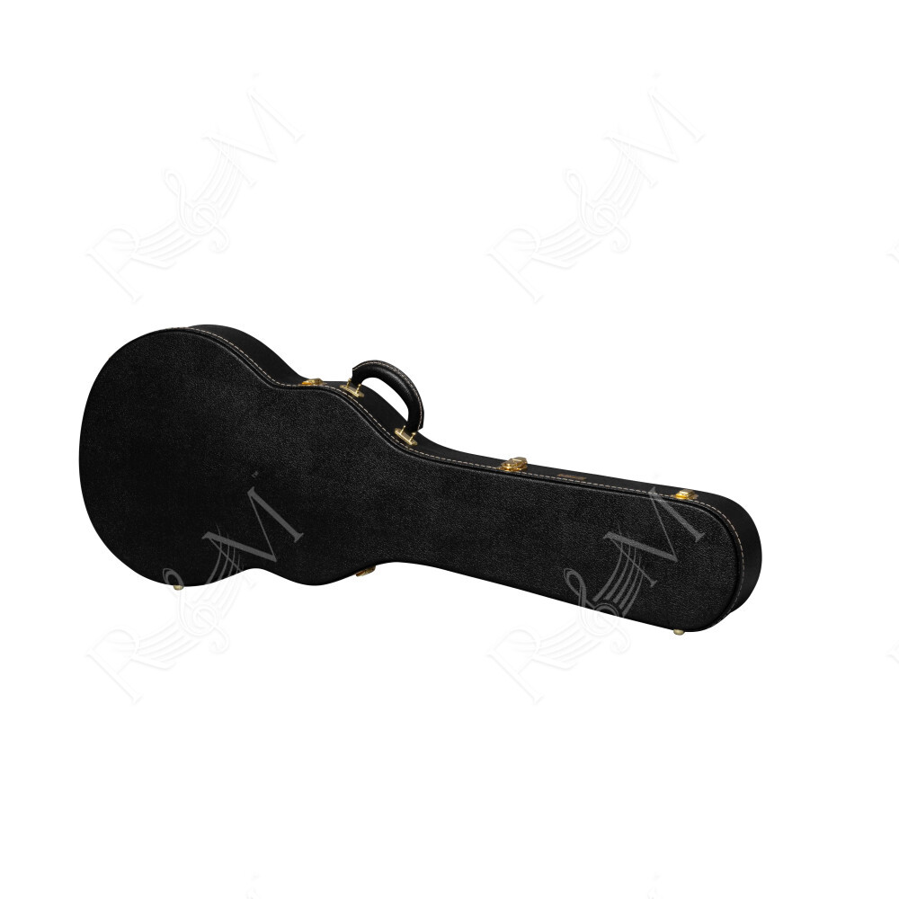 ASLFTCASE-PB-LPS Lifton Historic Hardshell Case Les Paul Black/Goldenrod