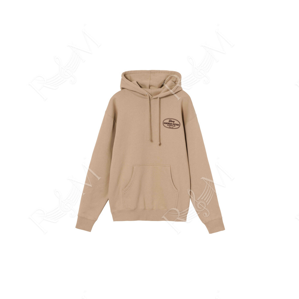 GA-HOOD-HAND-TAN-MD Handmade Guitars Hoodie Exclusive M