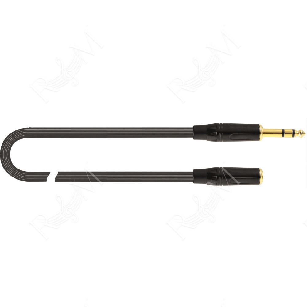 JUST/J63J63F-2 Prolunga Cuffie Jack TRS Stereo 6.3 / Presa Jack TRS Stereo 6.3 2mt