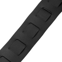 M26PD-BLK-MAT Tracolla in pelle pieno fiore imbottita Matte Black 3"